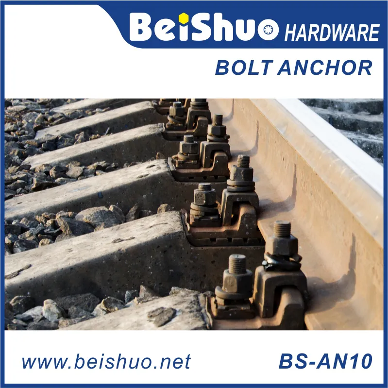 BS-AN10 M12 carbon steel bolt anchor with elevator heavy anchor