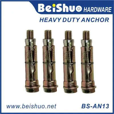 BS-AN13 M20 3PCS stainless/carbon steel heavy duty anchor with machinery anchor