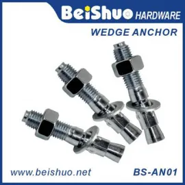 BS-AN01-D M12 Stainless steel Zinc plated provides strong  wedge anchor