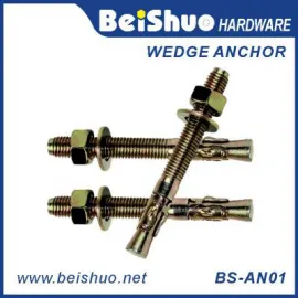 BS-AN01-F M10 Carbon steel Zinc plated provides strong  wedge anchor