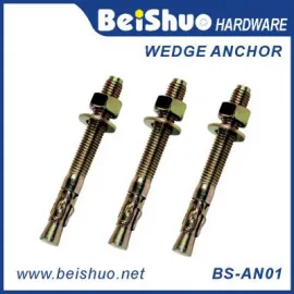 BS-AN01-F M14 Carbon steel Zinc plated provides strong  wedge anchor