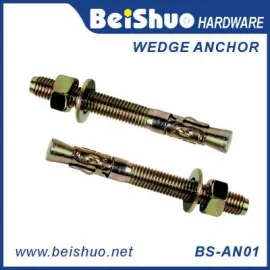 BS-AN01-F M24 Stainless steel Zinc plated provides strong  wedge anchor