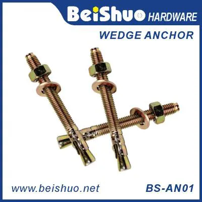 BS-AN01-G M14 Customsize Carbon steel Bearing wedge anchor