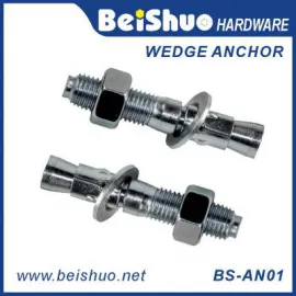 BS-AN01-D M24 Carbon steel Zinc plated provides strong  wedge anchor
