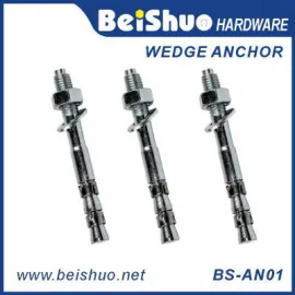 BS-AN01 H M12 Carbon steel plain provides strong wedge anchor