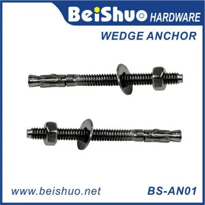 BS-AN01-J M6 Carbon steel Z/P,HDG,Plain wedge anchor
