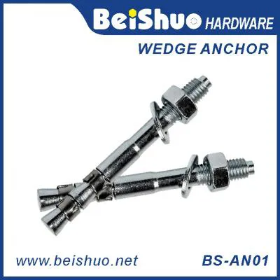 BS-AN01 Stainless steel plain provides strong wedge anchor BS-AN01-H M20