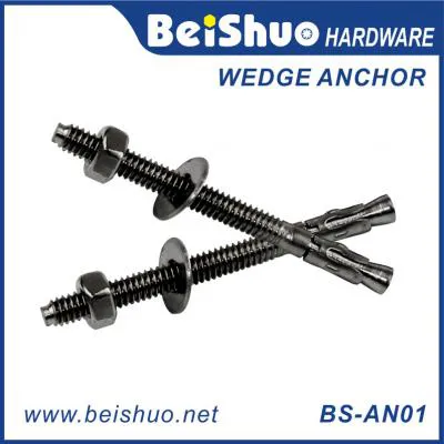 BS-AN01-J M12 Carbon steel Z/P,HDG,Plain wedge anchor