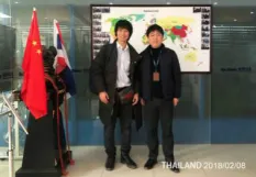 Welcome customers from Thailand to our company