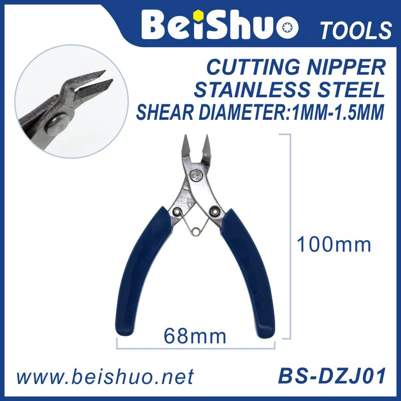 BS-DZJ01 Electric Tool Diagonal Cutting Pliers Cutting Nippers Wire Stripper