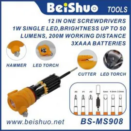 BS-MS908 8 IN 1 Multi Function Screwdriver