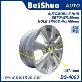 BS-4003 Made in China And New Style Alloy Aluminum Cars Wheel Rim