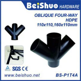 BS-P1T4A PVC Ball Valve HDPE Pipe Fitting for Irrigation
