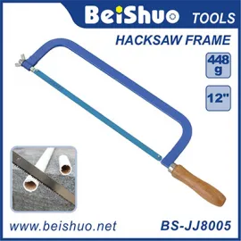 BS-JJ8005 12" Heavy Duty Hacksaw Frame With Wooden Handle