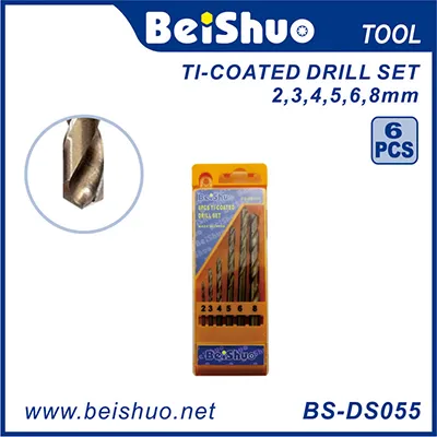 BS-DS055 6 PCS Twist Drill Bit Set