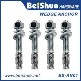 BS-AN01-D M10 Stainless steel Zinc plated provides strong  wedge anchor