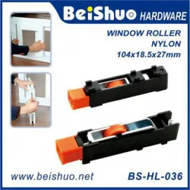 BS-HL-036 Easy Install Sliding Window Door Roller Assembly,  with Nylon Wheels