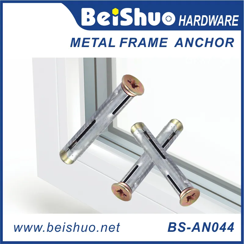 BS-AN044 M8 carbon steel metal window frame anchor