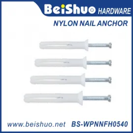 BS-WPNNFH0540 M5*40 flat head nylon nail anchor
