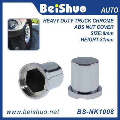 BS-NK1008 31MM Chrome ABS Plastic Nut Cover