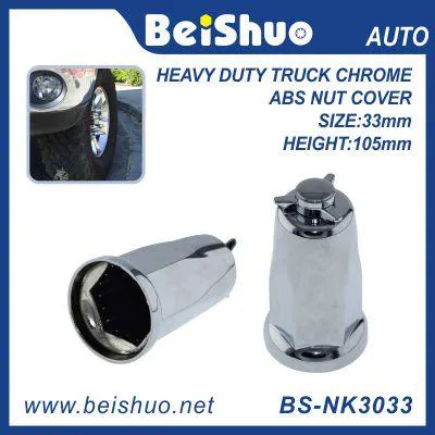 BS-NK3033 Wheel Bolt Cap Chrome Truck Wheel Nut Cover