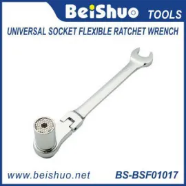 universal socket flexible ratchet wrench