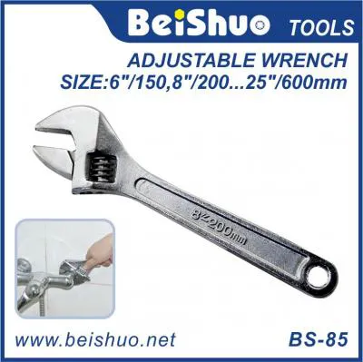 可调节扳手 adjustable wrench