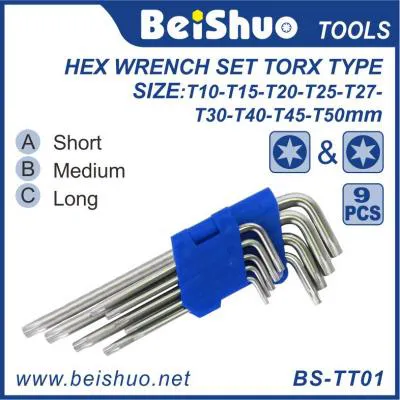 花型内六角扳手 hex wrench set torx type