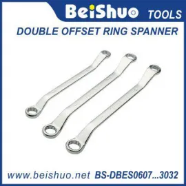 双梅花扳手双眼镜扳手 double offset ring spanner