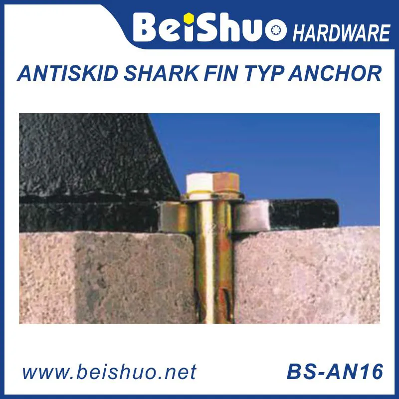 BS-AN17 Antiskid shark fin type anchor