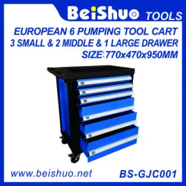 European 6 pumping drawer tool cart BS-GJC001