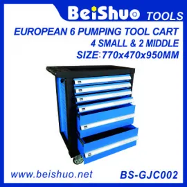 European pumping tool cart with 6 drawers BS-GJC002