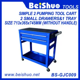 Simple Tool Cart with 2 Pumping Drawers BS-GJC009