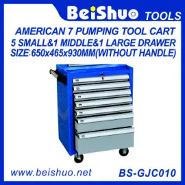 American Tool Cart with 7 Pumping Drawers BS-GJC010
