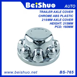 BS-765 ABS Chrome 215mm Trailer Axle Cover
