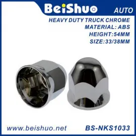 BS-NKS1033 33mm/38mm Semi Truck Chrome Protection Nut Cover