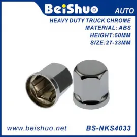 BS-NKS4033 27-33mm Plastic Semi Trucks Lug Nut Covers