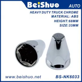 BS-NK6033 33mm ABS chrome Nut cover