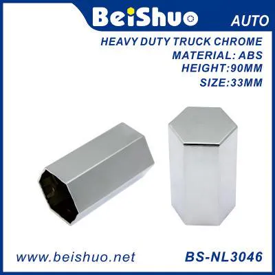 BS-NL3046 33mm ABS chrome Nut cover