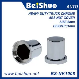 BS-NK1008 31MM Chrome ABS Plastic Nut Cover