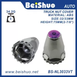 BS-NL3033VT 33mm Truck Nut cover with Violet Reflextive Top