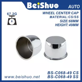 BS-C068-49 Trailer Wheel Center Caps Push Through for Wheel Rim