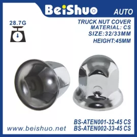 BS-ATEN002-32-45 Chrome Truck Lug Nut Cover