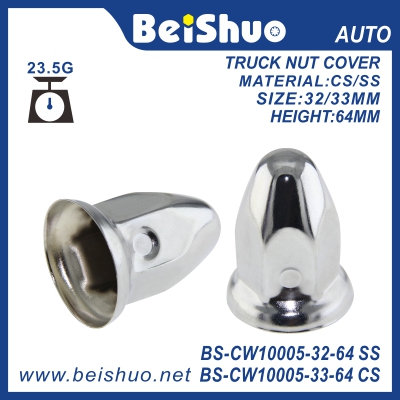 BS-CW10005-32-64 Truck Wheel Metal Lug Nut Cover