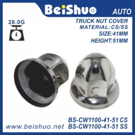 BS-CW1100-41-51 Stainless Steel/Carbon Steel Wheel Lug Nut Cover for Truck