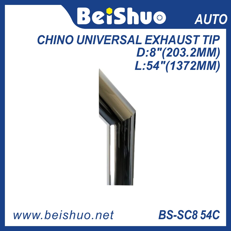 BS-SC8 54C 8"*54" Stainless Steel Chino Exhaust Stack Tip