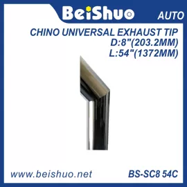 BS-SC8 54C 8"*54" Stainless Steel Chino Exhaust Stack Tip