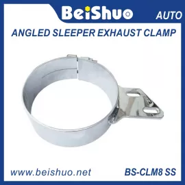 BS-CLM8 SS  8 Inch Stainless Steel Universal Exhaust Clamp