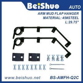 BS-AMFH-Q2C Black Angled Mud Flap Hanger 2 Coils