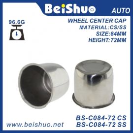 BS-C084-72 SS Stainless Steel Center Caps for Trailer Wheel Rims